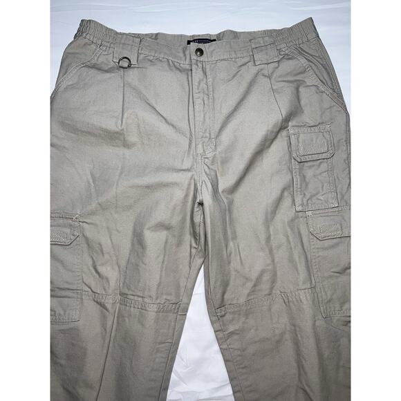 5.11 Tactical Pants Men’s Size 38x32 Khaki Taclite Series Ripstop Cargo Work - Picture 4 of 15